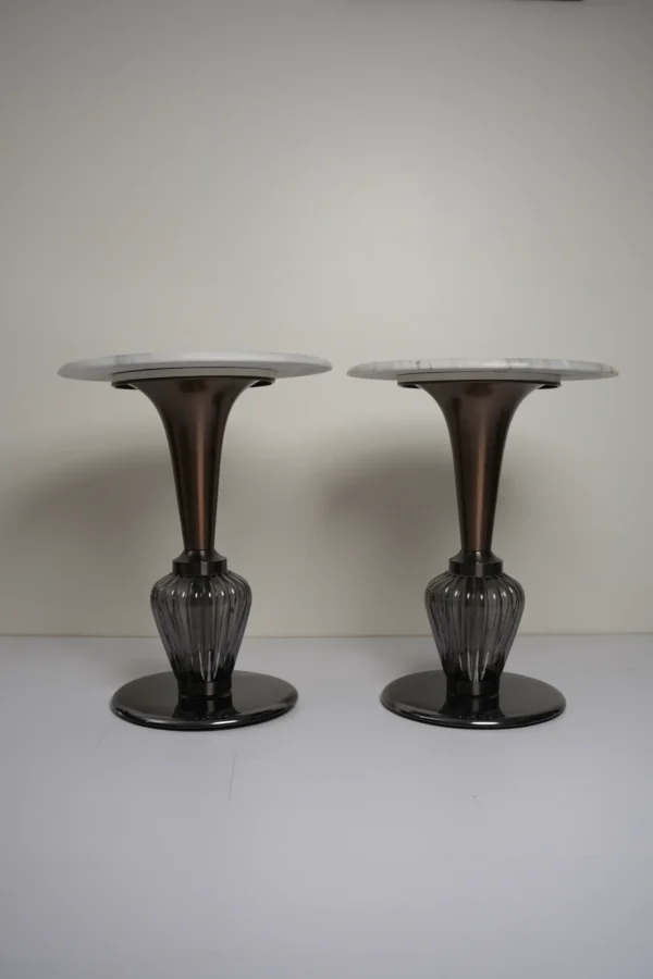 Luxury Marble Accent Side Table